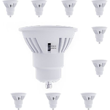 Pack d'ampoules led top light gu10 9 w cn cct 900 lm ip20