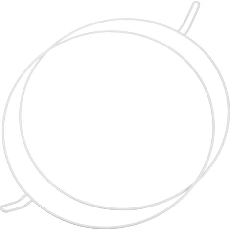 Anneau de support pour filet berceau, fer blanc, 2 pièces rondes (1/5)