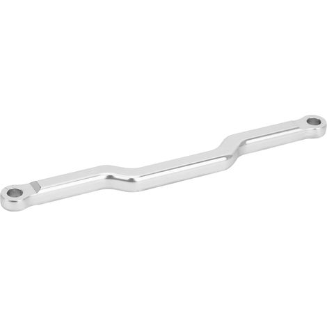 Biellette de direction en alliage d'aluminium avec vis, compatible avec voiture RC RGT 136100 1/10, couleur argent 68019S (1/5)