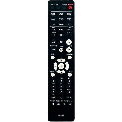 Remote Control RC013CR Replaced for Marantz CD Receiver MCR611 MCR611U M-CR611 M-CR611U Accessories