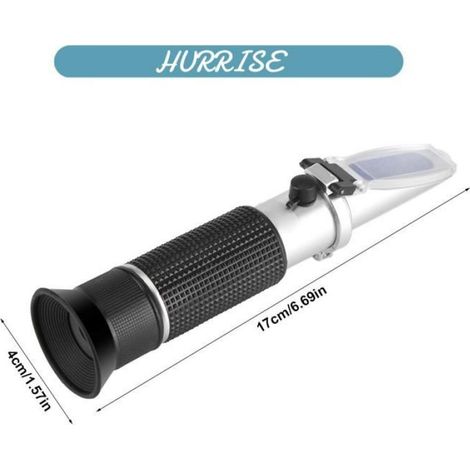 1 Réfractomètre Brix,0-32% Plage de Mesure,Compensation Température Automatique,Échelle 0,2%,Pour Bière Jus Vin Cuisine (1/5)