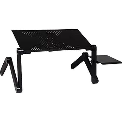 Support pour ordinateur portable avec table de bureau ergonomique pliable et réglable pour ultrabook, netbook ou tablette (1/5)