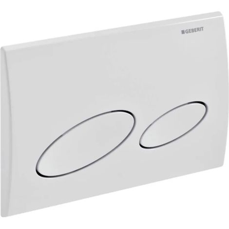 Geberit Kappa - Pulsante di controllo KAPPA 20, bianco 115.228.11.1 (1/5)