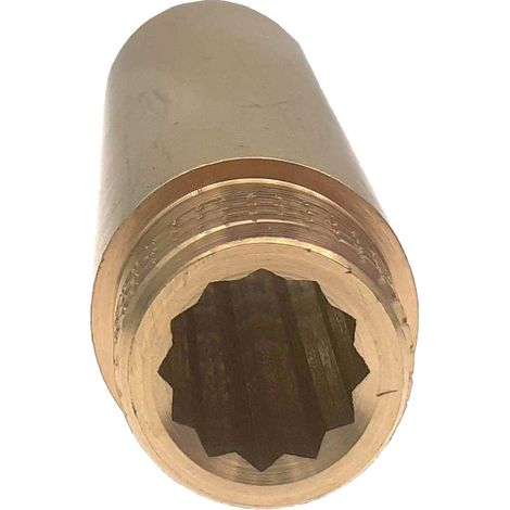Monmobilierdesign – Rallonge laiton mâle femelle 1/2" x 60 mm – Raccordement à visser pour plomberie – Température max 100°C – Pression max 1,0 MPa (1/3)
