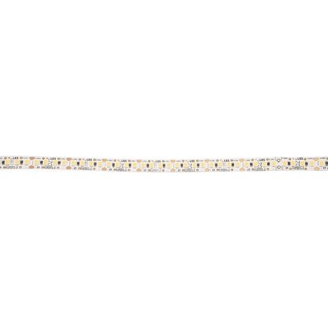 L&S LED-Band HE 200LEDs/m (2835), 3000K, 4 LEDs/20mm, 24DC, 11,5W/m, 8mmx5m, 2x Anschlussltg. 2000mm, white PCB, IP20 (1/2)