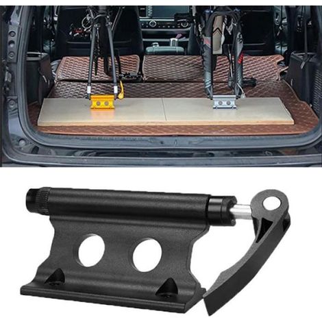 Pince à vélo - - Pour fourche avant de support de stationnement - Alliage d'aluminium - Noir (1/4)