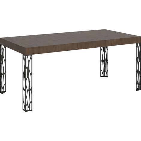 Tavolo allungabile 90x180/284 cm Ghibli Noce telaio Antracite (1/4)