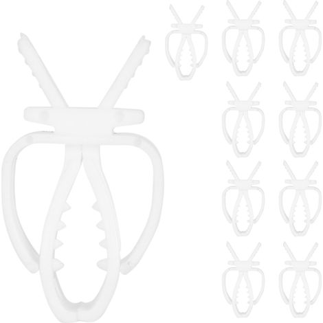 Lot de 10 pinces à fruits et légumes pour perroquets - Pince de fixation multifonctionnelle pour oiseaux - Pince à nourrir (1/5)