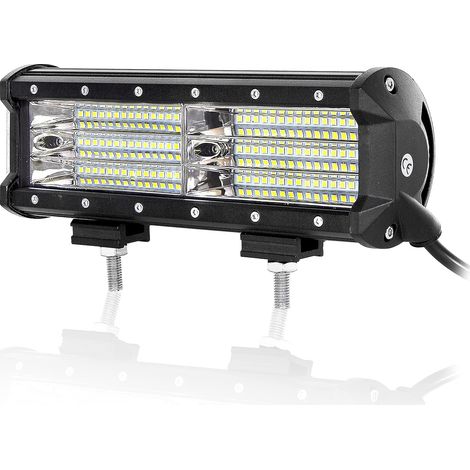 Rampe LED 23cm 270W Barre LED 12V 24V pour 4x4 Voiture Quad (1/5)