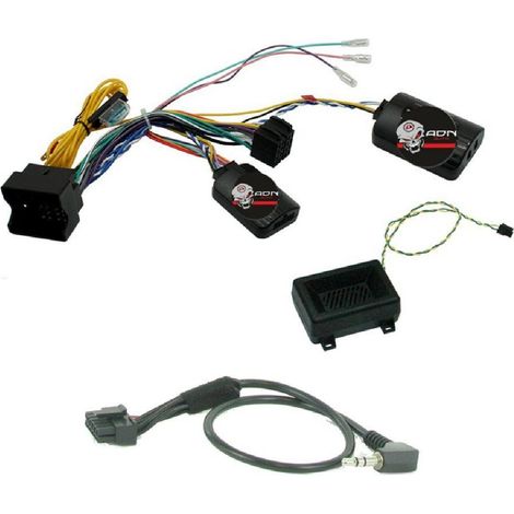 Interface Commande au volant BM9P compatible avec BMW 01-16 Fakra Radars recul Pioneer Sony