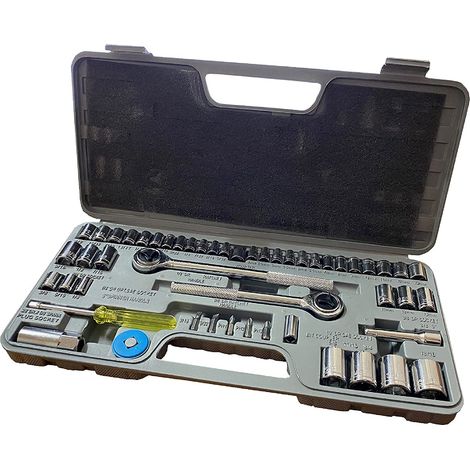 Kippen 1242CS - Set da 52 Pezzi di Chiavi a Bussola con Accessori. (1/2)