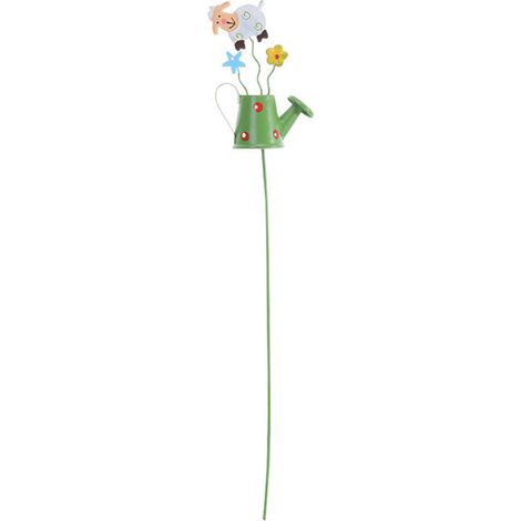 Estaca decorativa de hierro para jardín – 1 pieza – miniatura para plantas en maceta (27 cm/36 cm, varios colores) (1/5)