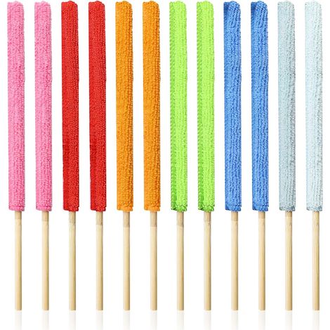 12-teiliges Mikrofaser-Detailbürsten-Set: Staubpinsel, Ventilatorbürste, Fugenreiniger, Lüftungsgitterreiniger, Haushalts-, Auto- und Fensterreinigungsbürste (1/5)