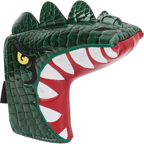 Housse de putter de golf en forme de dinosaure, housse de lame de putter en tissu PU imperméable avec doublure douce (1/5)