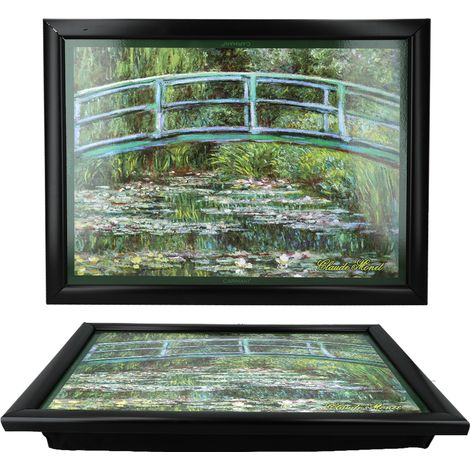 Supporto per laptop, tavolino da grembo, Claude Monet, ninfee, Mata Carmani (1/3)