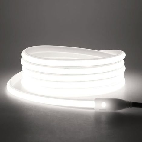220V Cob Ruban Led Flexible Néon Bande Led,288 Leds/M Ip65 Etanche 50Cm Peut Être Coupé Bandeau Led Pour Intérieur/Extérieur[CA191] (1/5)