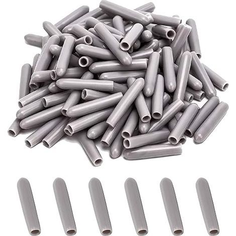 100 Pièces Capuchon Lave Vaisselle,Capuchons Pour Panier à Vaisselle,PVC Housse De Protection Universels Pour Lave Vaisselle,Capuchons Antirouille 25 3MM (1/5)
