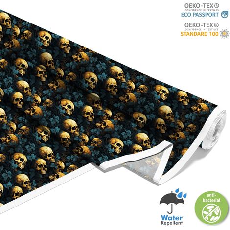 TESSUTI DECORATIVI PER ESTERNI OXFORD - Motivo Teschio I DX4254 (1/5)