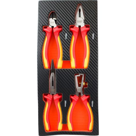 Module mousse 4 pinces VDE 1000V pour servante d'atelier (1/4)