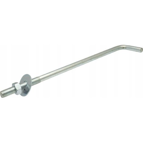 Anclaje para placas de pared en L, tipo tubo - galvanizado 12x300 (1/5)