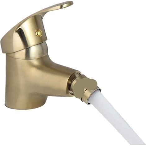 Robinet pour vasque, laiton, doré, pour vasque et sanitaires (1/5)