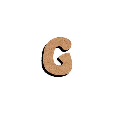 Lettre en bois médium - LE GEANT DE LA FETE - 15 cm - Marron - Adulte - Mixte - Objets décoratifs - Artisanal (1/3)