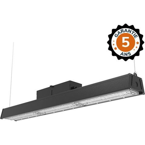 Lampe industrielle LED Intégrées Noir 150W 4000K - Garantie 5 ans Miidex Lighting® (1/5)