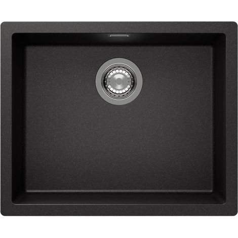 SCHOCK Einbaubecken Cristadur KAIA N-100L A Stone Exzenterbedienung (1/2)