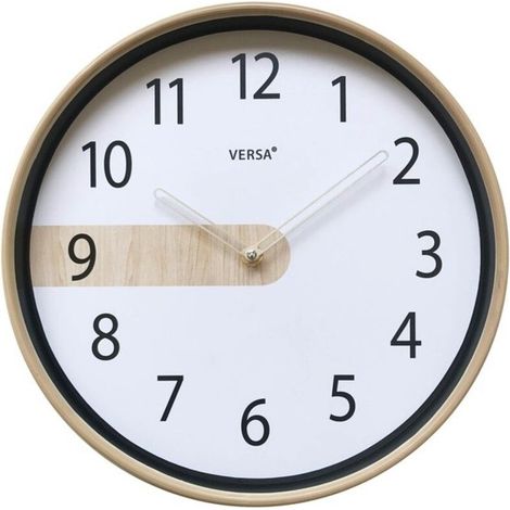HORLOGE MURALE NOIRE - 30,5 CM (1/5)