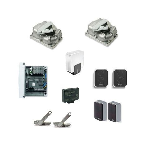 Perry kit Automazione Motore 24V Interrato Per Cancelli a Battente NICE - MFAB3024BDKCE