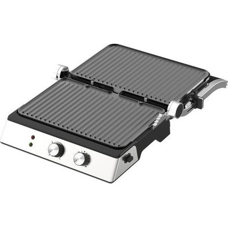 Melchioni Bistecchiera Burgerone 34 Con Piastre Removibili Da 34x23cm