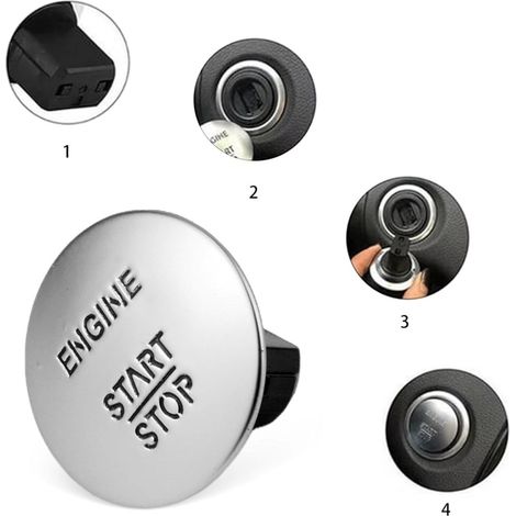 2215450714 Keyless one-button engine start/stop switch is suitable for Mercedes-Benz C-Class. (1/5)