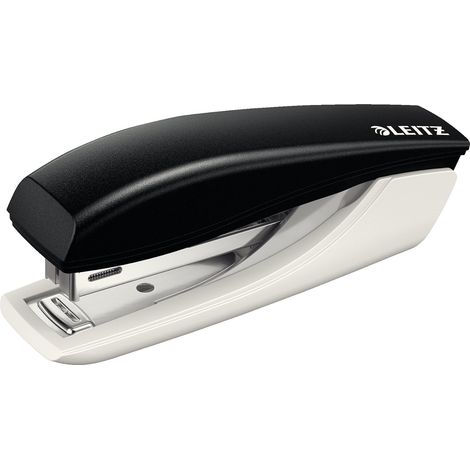 Mini Agrafeuse de Bureau, Capacité 10 Feuilles, Noir, Boîtier Ergonomique, Gamme NeXXt, 55170095 (1/5)
