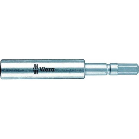 Portapunte 55 mm per magnete 1/4 bit + anello elastico 72 mm Wera (1/4)