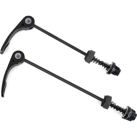 2-piece quick-release set for front and rear wheel axles, quick-release set for most bicycles, road bikes and mountain bikes – Blue (1/5)