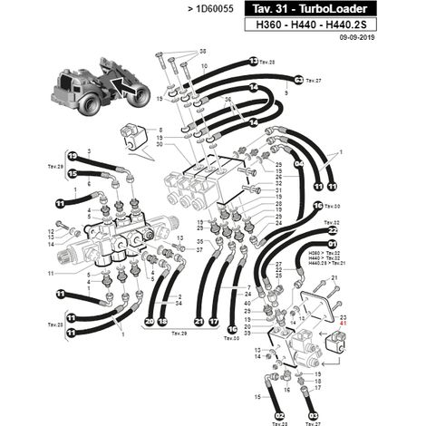 Bobina trattorino modelli TURBOLOADER ORIGINALE GIANNI FERRARI 00.41.00.3525