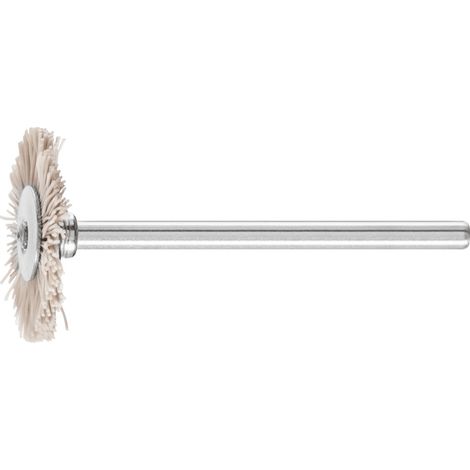 PFERD TOOLS Miniatur- Rundbürste RBU Ø22x2 mm Schaft-Ø3 mm Aluminium-Oxid-Filament-Ø0,30 Korn 600 10 Stk (1/5)