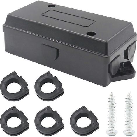 Boîte de jonction électrique à 7 voies pour remorque, camping-car, caravane, bateau, recâblage d'éclairage (1/5)