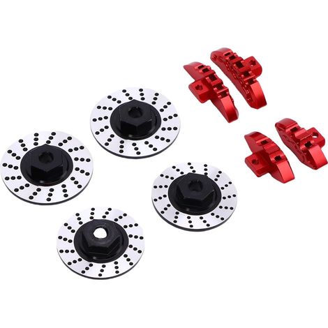 Jeu de Broches d'étrier de Rotor Hexagonal pour Voiture 4-TEC DRIFT /10 RC – Kit de Broches et Vis pour étriers de Frein en Alliage d'aluminium usiné CNC – Remplacement Direct du Matériel (1/5)
