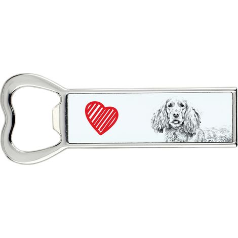 Abrebotellas con forma de perro Cocker Spaniel inglés, abrebotellas personalizado para el frigorífico, regalo único para hombre de Art-Dog (1/5)