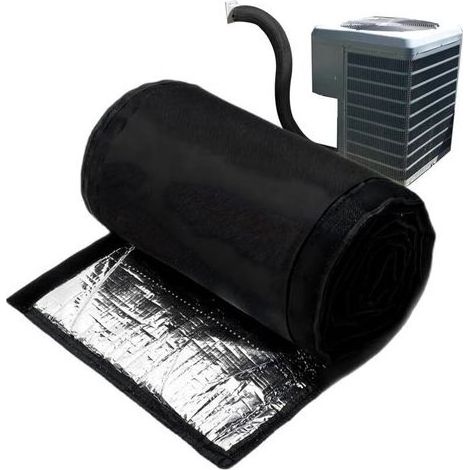 3 Couches HVAC Copper Tipe Isolation Cover, Couvercle De Manchon De Tuyau De Réduction Thermique, Enveloppement De Conduit D'échappement À Poussière, Protecteur De Tube De Ventilation Flexible, Concep (1/5)