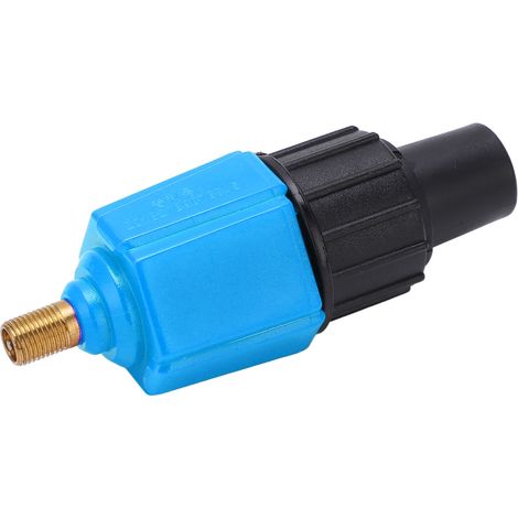 Luftventiladapter für Luftpumpe, Konverter für Kajak, Schlauchboot, Floß und Stand-Up-Paddleboard (Anschluss 1) Blau