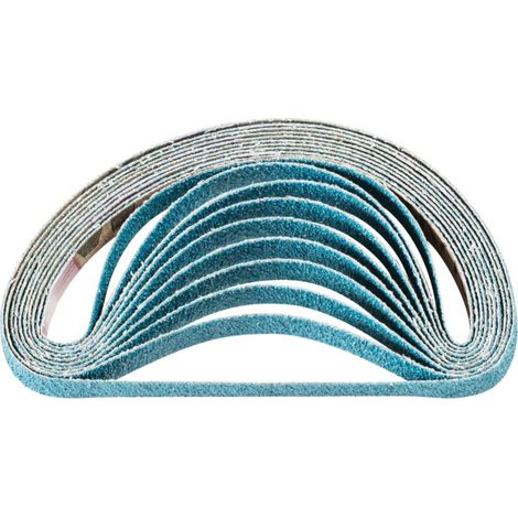 PFERD TOOLS Zirkon Schleifband BA 10x330mm Z60 für hohen Abtrag mit Bandschleifer 100 Stk