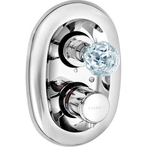 Kludi Adlon - Mitigeur de douche thermostatique encastré, chrome 5172005G5 (1/2)