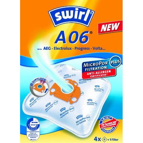 Swirl - bolsa para aspiradora y06 embalaje 4 pzs - a06 - 4006508184293 (1/5)