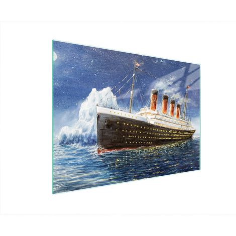 Glasschneidebrett 40x30 Titanic (1/5)