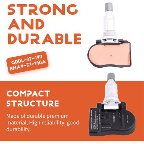Four GDDL37140 BHA437140A tire pressure sensors for Mazda 6, CX-3, and CX-5. (1/5)