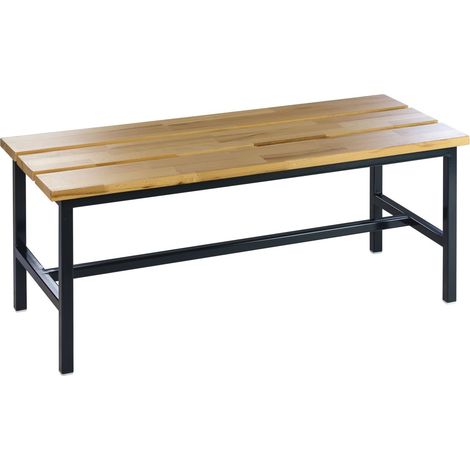 ADB Umkleidebank Sitzbank Garderobenbank Holzbank freistehend Länge 1000-2000 mm