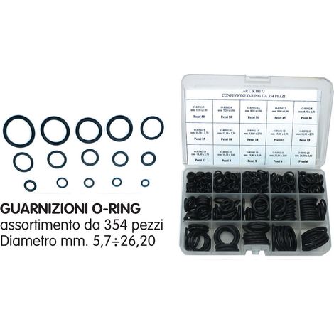 CASSETTA O-RING MISTA 354 PZ- AMAFLEX- 1,0 confezione