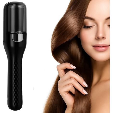 Tondeuse à cheveux, technologie de coupe de précision, sans fil, adaptée aux cheveux secs et abîmés, noire. (1/5)
